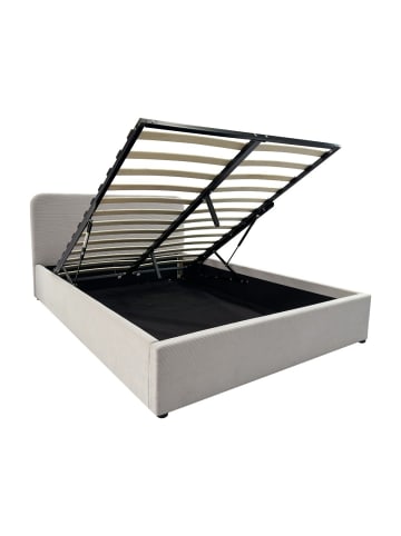 CALICOSY Bett LIVY in Beige - (W) 205 x (H) 88 x (L) 150 cm