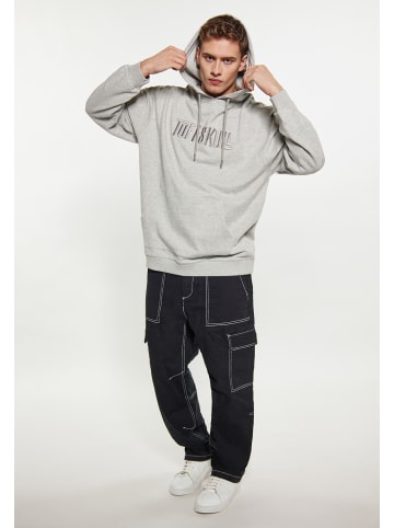 TUFFSKULL Herren Sweatshirt in Hellgrau Melange