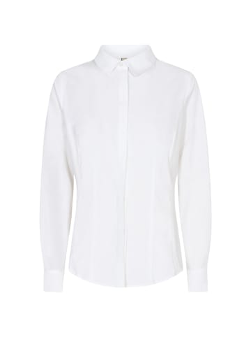 soyaconcept Taillierte Bluse mit klassischem Kragen in White
