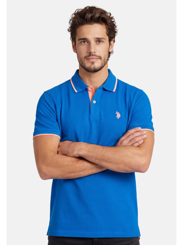 U.S. Polo Assn. U.S. POLO ASSN. Herren Poloshirt Shortsleeve P040 in Blau
