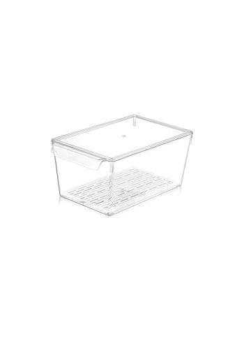 Michelino MICHELINO Kühlschrank Organizer mit Deckel und Sieb in Transparent
