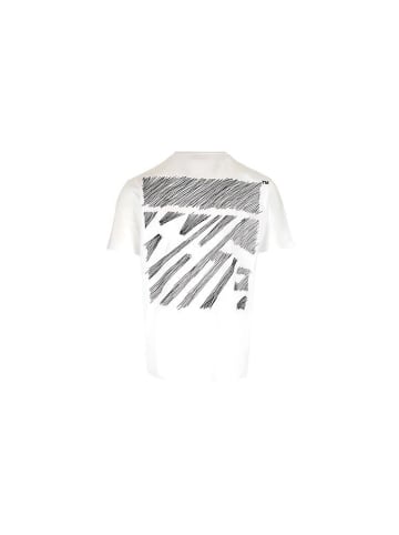 OFF WHITE T Shirt mit Rückenprint weiß