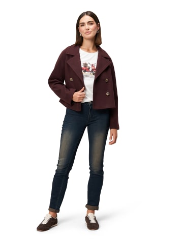 Zero  Shirt mit Glitzersteinchen in Patch CreamRed