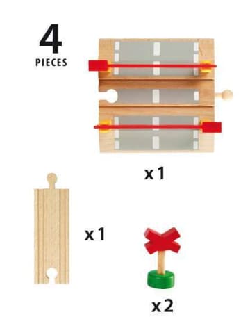 Brio Brio Aktionsspiel Bahnübergang in bunt