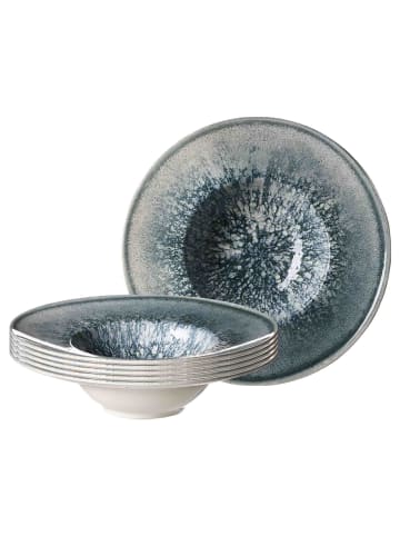 Ritzenhoff & Breker 6er Set Gourmetteller Grana in Blau-Grau ø 28 cm in blau-grau