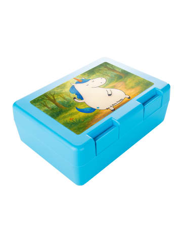 Mr. & Mrs. Panda Snackbox Einhorn Mann Design ohne Spruch in Weiß