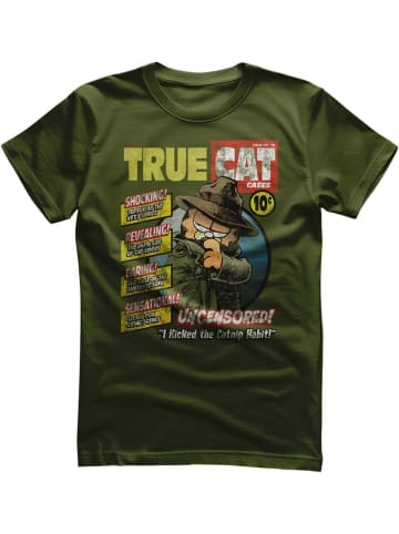 Garfield T-Shirt "True Cat Cases Cover T-Shirt" in Grün