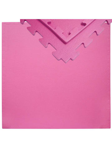 eyepower Trainingsmatte mit Rand 90x90x1,2cm in Rosa