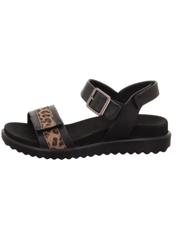 Legero Riemchensandalette in schwarz