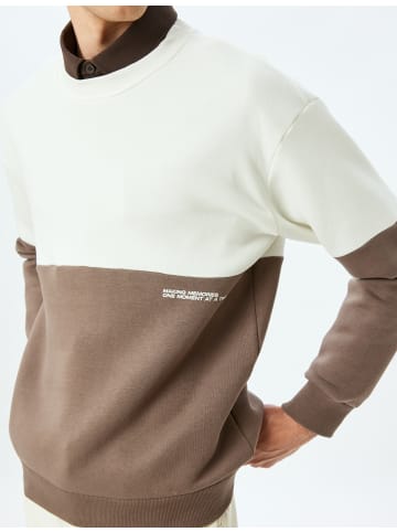 KOTON Sweatshirt in Ekru