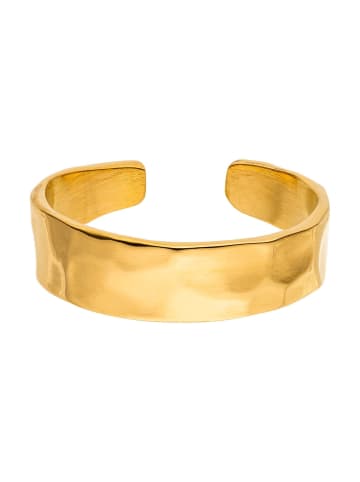 PURELEI Ring Big Shiny Adjustable Gold