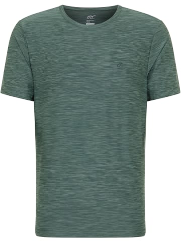 Joy Sportswear Rundhalsshirt VITUS in beryl green melange