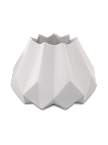 Goebel Vase Polygono Star 19 cm in weiß