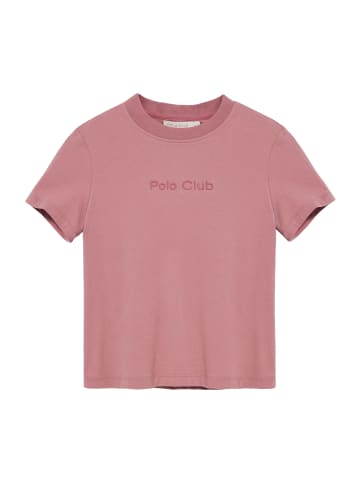 Polo Club T-Shirt in Puderrosa