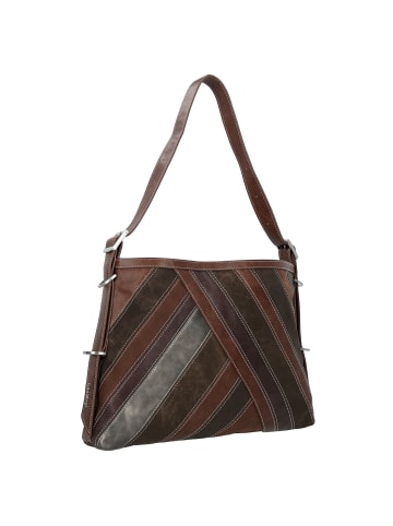 Desigual Fibonacci Buxton Schultertasche 40 cm in braun