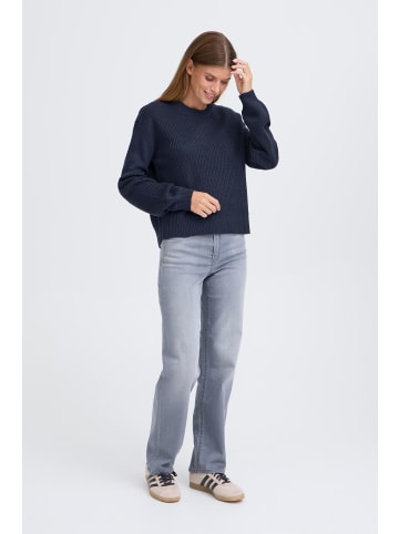 Oxmo Strickpullover OXKimni in Schwarz