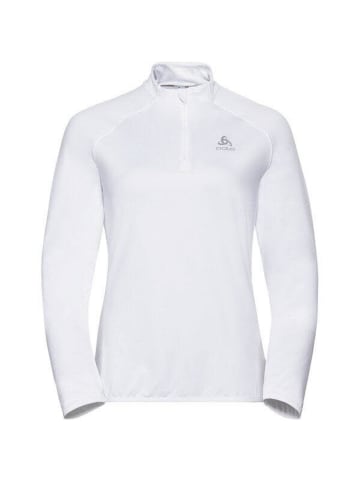 Odlo Sweatshirt Midlayer 1/2 zip CARVE LIGHT in Weiß