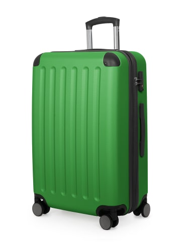 Hauptstadtkoffer Spree - Mittelgroßer Hartschalenkoffer Trolley TSA, 65cm, 4 Rollen, 74 L in Grün