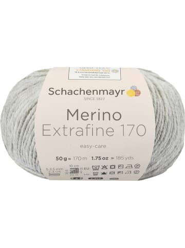 Schachenmayr since 1822 Handstrickgarne Merino Extrafine 170, 50g in Hellgrau Meliert