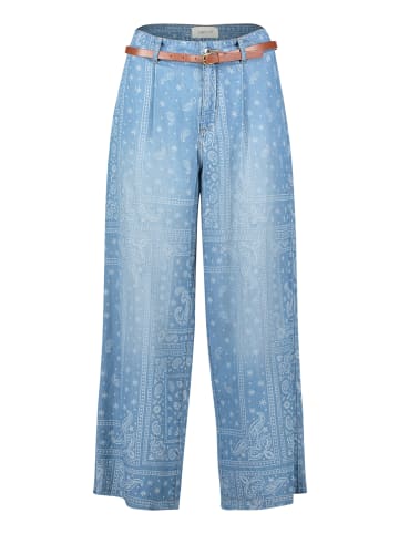 CARTOON Casual-Hose mit Gürtel in Blau