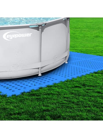 eyepower Poolunterlage Blue Lagoon 32 tlg. in blau