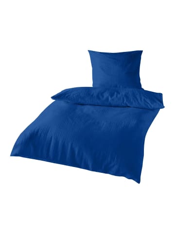 Traumschlaf Bettwäsche Uni in blau