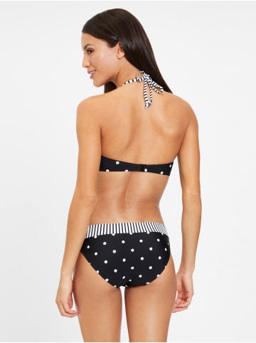 S. Oliver Bikini-Hose in schwarz-weiß