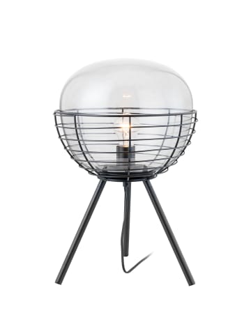 home24 Tischleuchte Malle in Schwarz