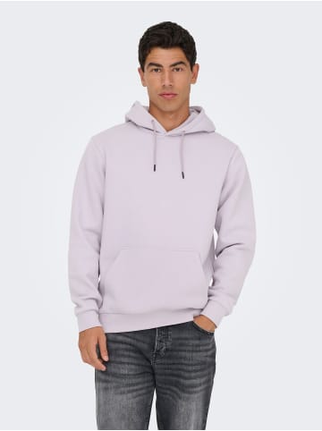 ONLY & SONS Kapuzenpullover in Thistle
