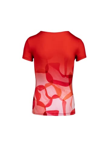 BIDI BADU Issa Tech Roundneck Tee - red/orange in rot/orange