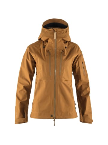 FJÄLLRÄVEN Outdoorjacke Keb Eco-Shell Jacket W in Kastanie