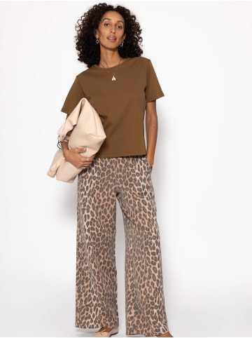 SASSYCLASSY Rundhals T-Shirt in Khaki