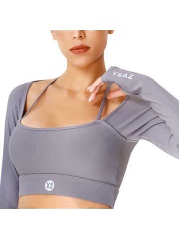 YEAZ CLUB LEVEL Long Top in grau