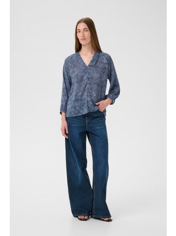 InWear Langarm-Bluse AddisonIW Classic fit in Dotted Surface Blue