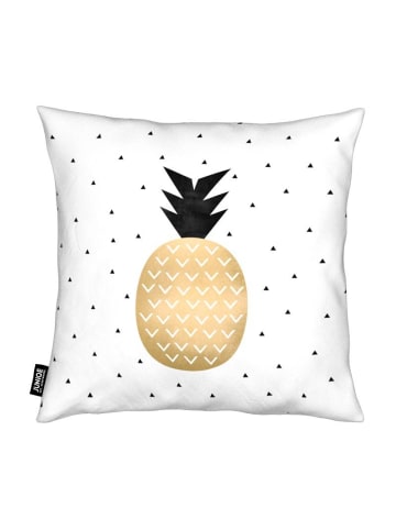 Juniqe Kissen "Golden Pineapple" in Bunt