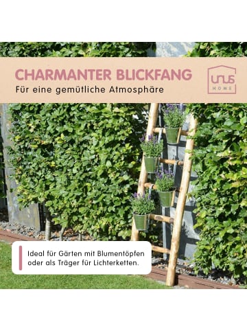 UNUS Deko-Holzleiter in Natur