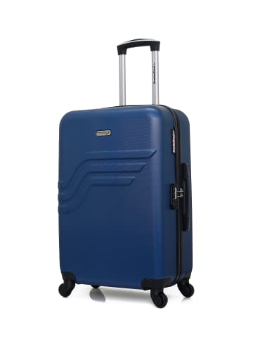 American Travel Mittelgroßer Koffer QUEENS in Dunkelbau (64L)