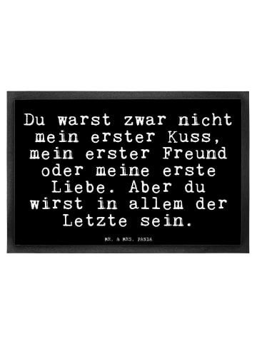 Mr. & Mrs. Panda Schmutzfänger Du warst zwar nicht... mit Spruch in Schwarz