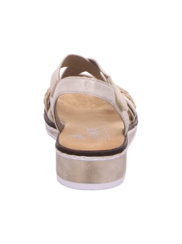 rieker Keilsandalen in gold/muschel
