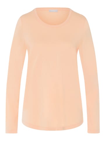 Hanro Longsleeve Sleep & Lounge in peach nougat