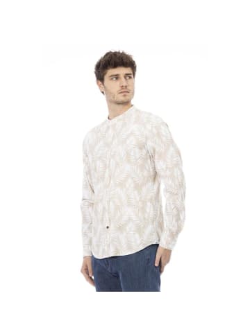 Baldinini Trend Beige Baumwolle Lang Ärmel T-Shirt