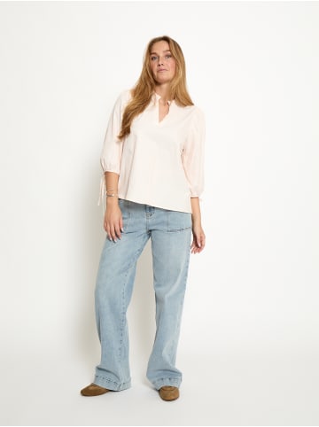 Peppercorn Blouse in Nectarine Stripe