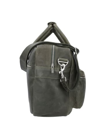 Cowboysbag The College Bag Aktentasche Leder 42 cm Laptopfach in dark green