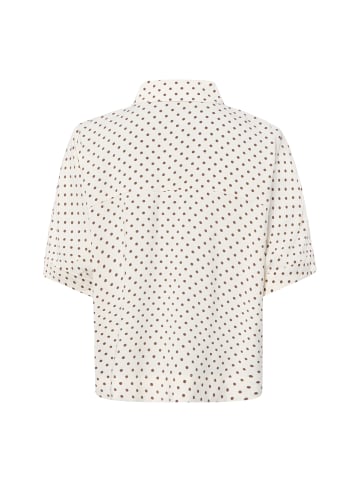 OPUS Bluse Farise in ecru schoko - 0001