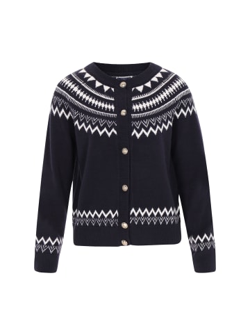 DreiMaster Maritim Women Cardigan in navy offwhite
