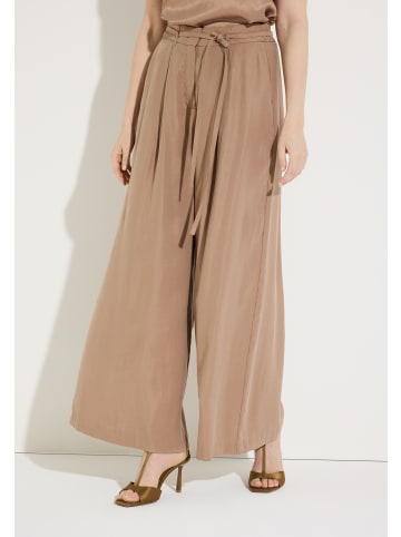 More & More fließende, weite Palazzohose in ginger brown