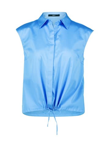Zero  Bluse mit Bindeband in Ocean Blue