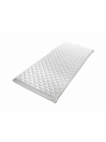 Alvi Beistellbett & Wiegen-Matratze HygienAir in weiss
