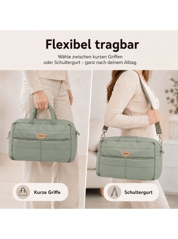 fillikid Wickeltasche Toulouse Exklusiv in Salbei