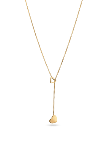 Elli Halskette 925 Sterling Silber Herz in Gold
